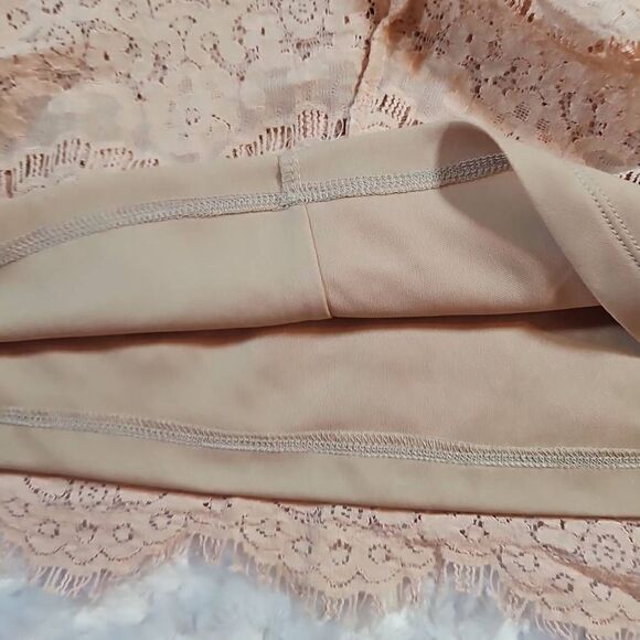 Love Fire Pink Blush Lace Tank Size M/L - Picture 7 of 8